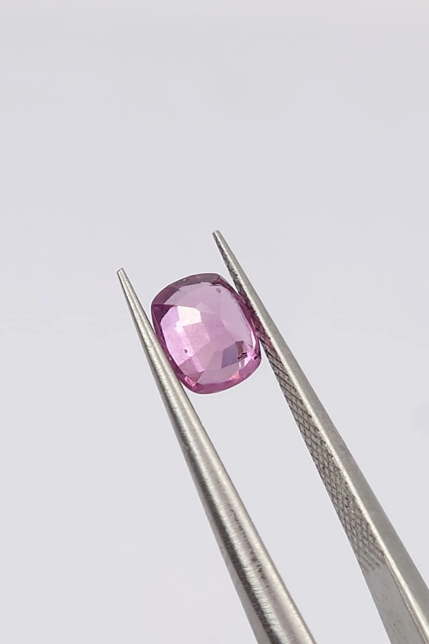 1.06ct Natural Malaya Garnet Cushion Cut Loose Gemstone From Tanzania — view 2